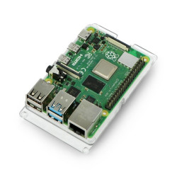 Podstawka do Raspberry Pi 4B/3B+/3B/2B - przezroczysta