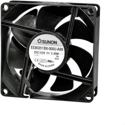Sunon EE80251S3-1000-U999 Axial Fan 12V DC 56.05m³/h 80x80x25mm 1pc