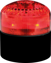 Sygnalizator akustyczny z lampą sygnalizacyjną 120 → 240 V. Czerwony AC IP65 Montaż na podstawie 105dB