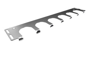 Panel przelotowy, Panel wejścia kabli, do użytku z: Wejście przewodów przelotki, przelotki złącza, materiał: Blacha