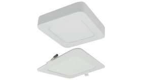 Oprawa Downlight Cct 2W1 Z Ramka 24W 2200Lm Ip20 Kwadrat Biały Ec61086