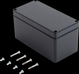 Industrial housing, 160 x 80 x 85 mm, IP66, slate gray