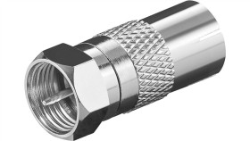 Adapter F: Wtyk F Gniazdo Do Kabla Koncentrycznego - Połączenie, Materiał...