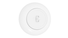 Włącznik Światła Podtynkowy Pojedyńczy Schodowy Z Ramką 10Ax 250V Ip20 Biały...