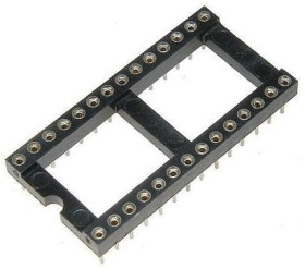 DIL 28 precyzyjna podstawka pod układ scalony THT