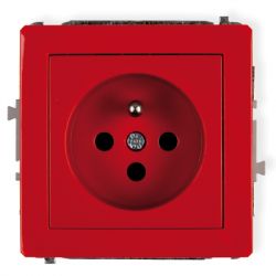 Mechanizm gniazda pojedynczego 2P+Z DATA z kluczem