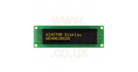 OLED text Display 20 x 2 yellow - Winstar