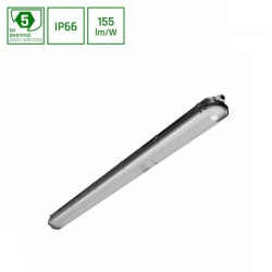 Oprawa hermetyczna LIMEA PRO HERMETYK 1200mm 40W/33W/26W/20W NW 230V 120ST IP66 IK10 1200x80x68mm 5 lat CZARNY
