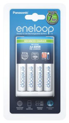 Ładowarka akumulatorków Ni-MH Panasonic Eneloop BQ-CC17 + 4 x R6/AA Eneloop 2000mAh BK-3MCCE