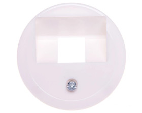 1930 Element centralny do gniazda przyłączeniowego UAE pojedynczego biała 1407