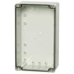 Fibox 7022771 PCT 12x20x09cm Enclosure, PC Clear transparent cover