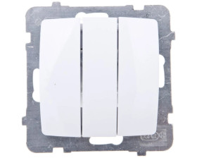 KARO Łącznik potrójny biały ŁP-13S/m/00