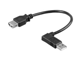USB 2.0 Hi-Speed Verlängerungskabel 90°