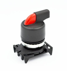 PSLB1D0 przełącznik obrotowy czerwony OFF - (ON)