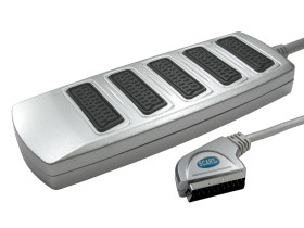 Przejściówka do złączy A/V Męskie SCART (1) na 5 x SCART