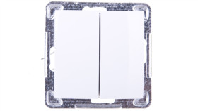 Impresja Łącznik Schodowy Podwójny Biały Łp-10Y/M/00