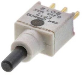 C & K Switches EP12SD1CBE Przycisk Pushbuttons EP Series, 20 V/DC, 1 szt.
