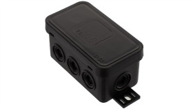 Puszka Instalacyjna Natynkowa Typu Klik 80X45x41mm Hermetyczna Ip54 Czarna...