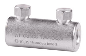 Łącznik rurkowy ze zrywalnymi śrubami aluminium Al do kabla Tracon