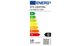 Żarówka Led E27 A60 10W 810Lm 3000K Z Czujnikiem Zmierzchu Ac220-240V 200St...