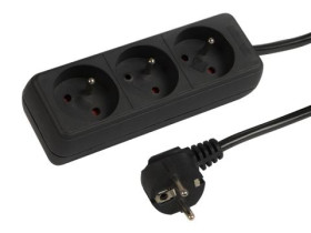 PRZEDłUŻACZ 3xGNIAZDO 1.5m Z UZIEM.