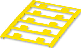 PA device marker, (L x W) 9 x 11 mm, yellow, sheet with 10 pcs, 0822602