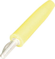 Schnepp F 2000 Złącze męskie lamelowe złącze męskie proste Średnica pina: 2 mm żółty 1 szt.