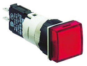 Światło kontrolne – zespół 30V ac/dc Czerwony Schneider Electric średnica wycięcia 16mm Montaż panelowy Szybkozłącze