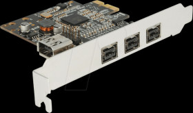 89864 PCI Express Card &gt; 3x external FireWire B + internal FireWire A