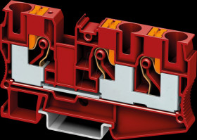 1375409 Continuity terminal, PT 10-Twin red