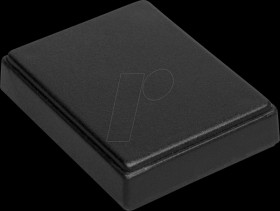 Industrial housing, 77 x 59 x 18 mm, IP54, black