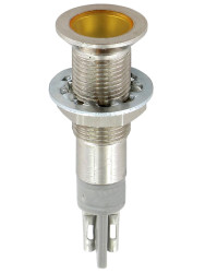 Kontrolka 2.2V dc, Żółta 6.4mm LED Końcówka lutownicza Sloan