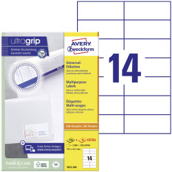 Avery-Zweckform 3653-200 All-purpose labels White Paper 105x42.3 mm Permanent