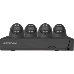 Foscam FNA108E-T4-2T IP-CCTV Set 4K 8-Ch PoE Cameras 2TB Storage
