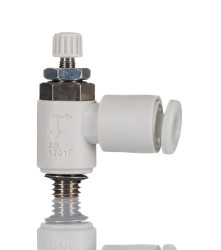 Regulator przepływu SMC Gwintowany Kontrola przepływu AS