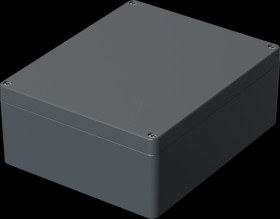 01155000 Aluminium housing, IP66, 280 x 230 x 111 mm