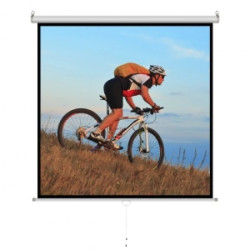 EKRAN RĘCZNY PÓŁAUTOMAT 1:1 98 178x178cm MS-70 1:1 ART ER M70 1:1