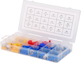 KS Tools 970.0290 Zestaw złączy zaciskanych 970.0290, 0.50 mm² - 6 mm², 160 części