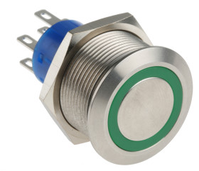 Nasadka przełącznika DPDT średnica wycięcia 22.2mm, montaż panelowy RS PRO