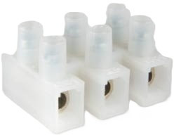 Lustre terminal, 3 pole, 0.5-12 mm², clamping points: 3, natural, screw connection, 41 A, 1000/ 3
