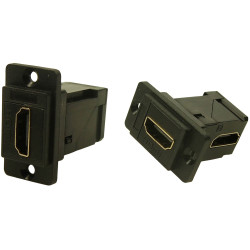 Cliff CP30753 DUALSLIM HDMI Adapter Right Angle Built-in Black 1pc