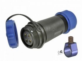 Gniazdo SP2111/S4-2; na kabel ( 4P 30A); śrubowe