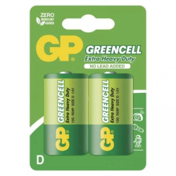 Bateria cynkowa R20 / D 1,5V GREENCELL 2BL /2szt./