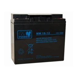 Akumulator VRLA AGM 12V 18Ah (żywotność 12-15lat) MWP18-12 M5
