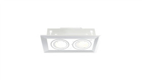 Lampa Podtynkowa Blocco Biały 2X7w Gu10 Led