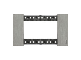 LIVING NOW Ramka 4 moduły - steel KA4804ZG LEGRAND