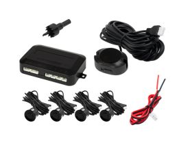 Czujniki cofania BLOW 4x czarne 22mm z buzzerem