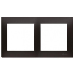 Ramka podwójna SIMON 54 Premium antracyt Kontakt Simon DR2/48