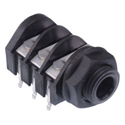 6.35mm Stereo PCB Switched Jack Socket S2A/BBB CL1227
