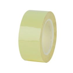 3M 1350F-1 Poliestrowa taśma izolująca z niepalnym klejem akrylowym 50 mm x 66 m (kolor żółty)